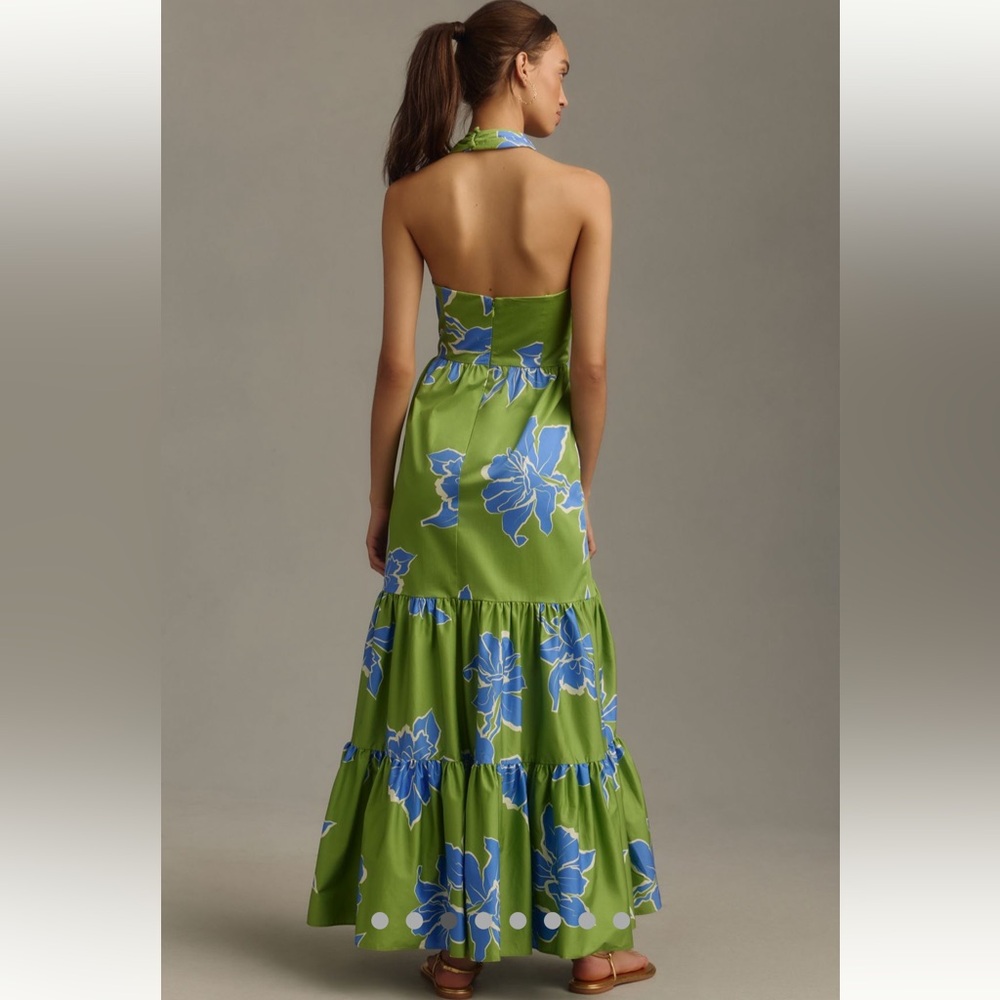 Hutch Joslin Cotton Sateen Midi-Dress Anthropologie - Picture 4 of 11